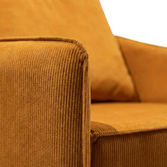 WILEY Swivel Accent Chair Plush Burnt Orange Performance Fabric Club Chair with 360 Degree Swivel Base